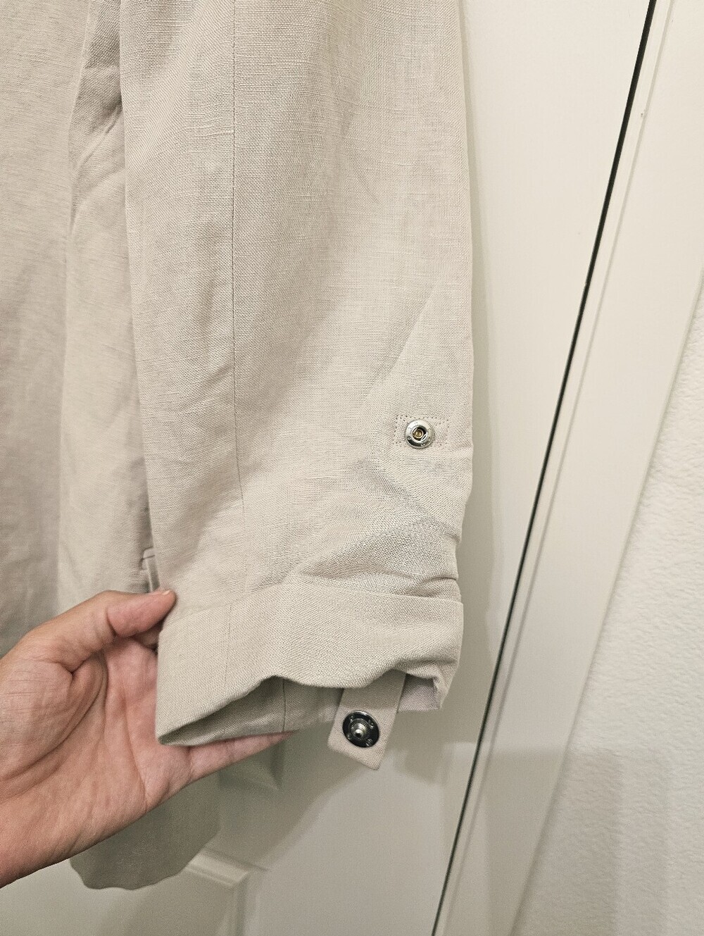 Calvin Klein Light Cream Women's Blazer Jacket - Picture 10 of 15
